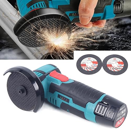 Miniatura 2 de Mini amoladora angular inalámbrica sin escobillas M5 cortador pulido máquina de pulir 12V 19500rmp herramienta eléctrica pulidora de mano