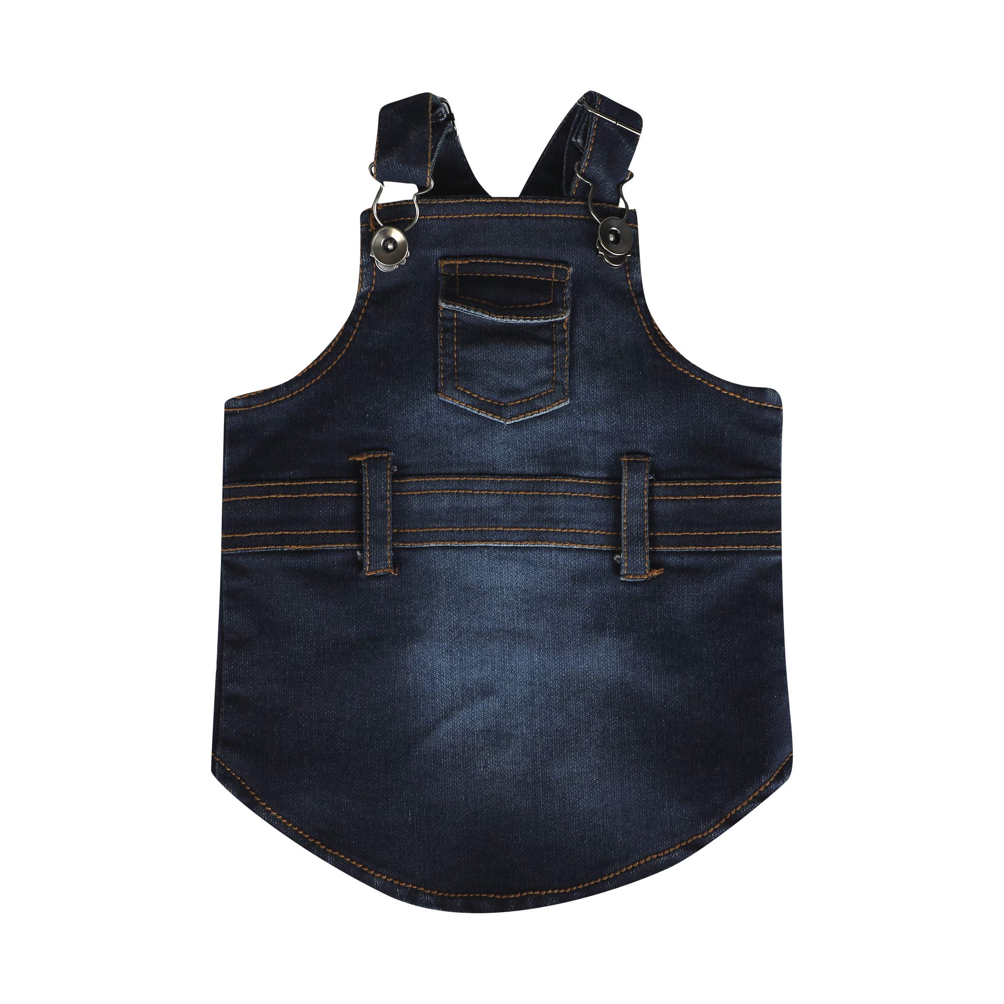 Emily Pets Denim Solid Dungaree for Unisex Dogs & Puppies (Blue_M) (B08ZJGCWKT) Amazon Price History, Amazon Price Tracker