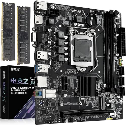 LGA 1151 Motherboard with 2 x 16GB DDR4 RAM (PCIe