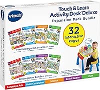 Vista 7 de VTech Toca y aprende Escritorio de actividades 4 en 1 Paquete de expanxión para Preescolar II para 3 a 5 años