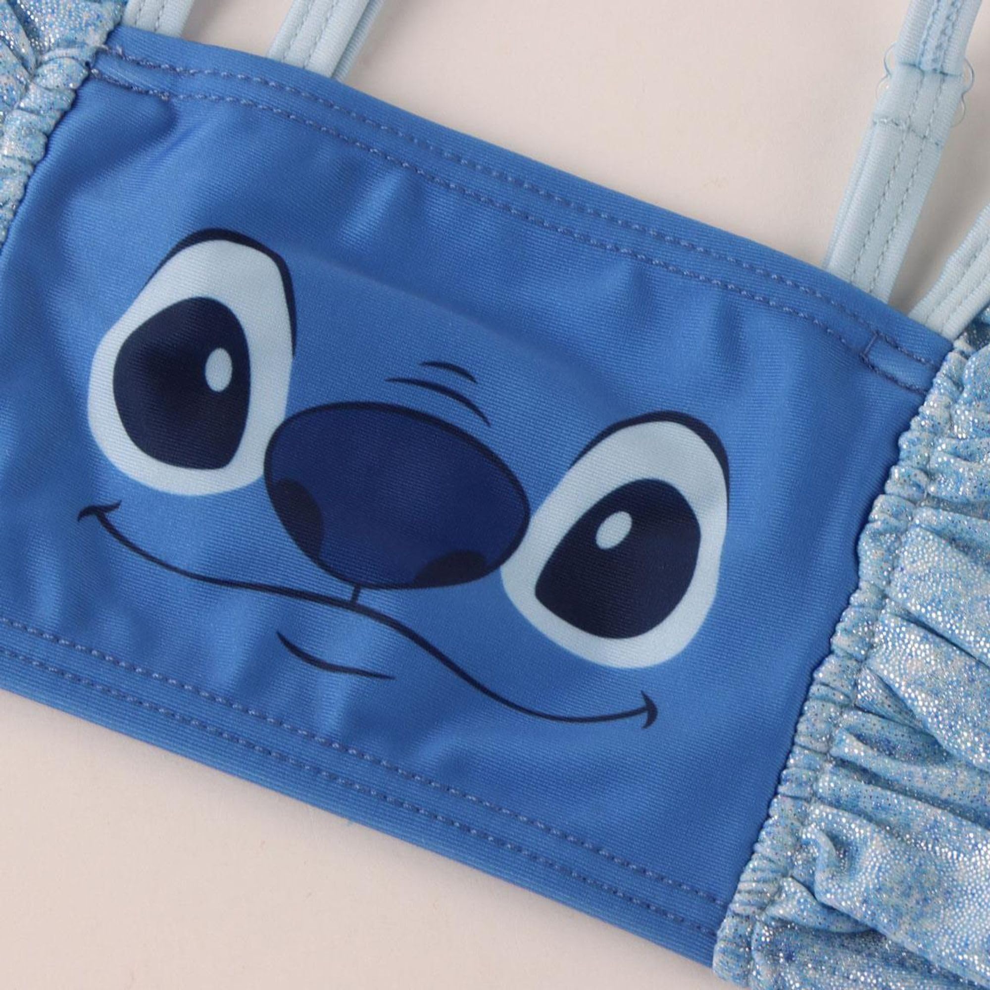 Bañador Disney Una Pieza - Bañador Infantil Stitch, Frozen, Minnie Niña Playa, Piscina, Natación y Secado Rápido, Bañador Niñas Tirantes Ajustables y Forro Interior, 2 a 12 Años
