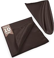 Vista 534 de Ultimate Textile -1 docena - Reversible Shantung Satin - Majestic - Servilletas de tela Majestic de 17 x 17 pulgadas color azul pizarra