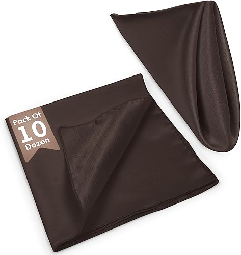 Miniatura 534 de Ultimate Textile -1 docena - Reversible Shantung Satin - Majestic - Servilletas de tela Majestic de 17 x 17 pulgadas color azul pizarra