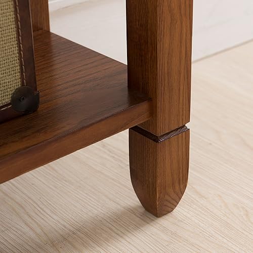 Vista 51 de Leick Home Beckett 24032 Beckett - Soporte de pasillo con estante para sala de estar, pasillo, entrada, antracita/peltre