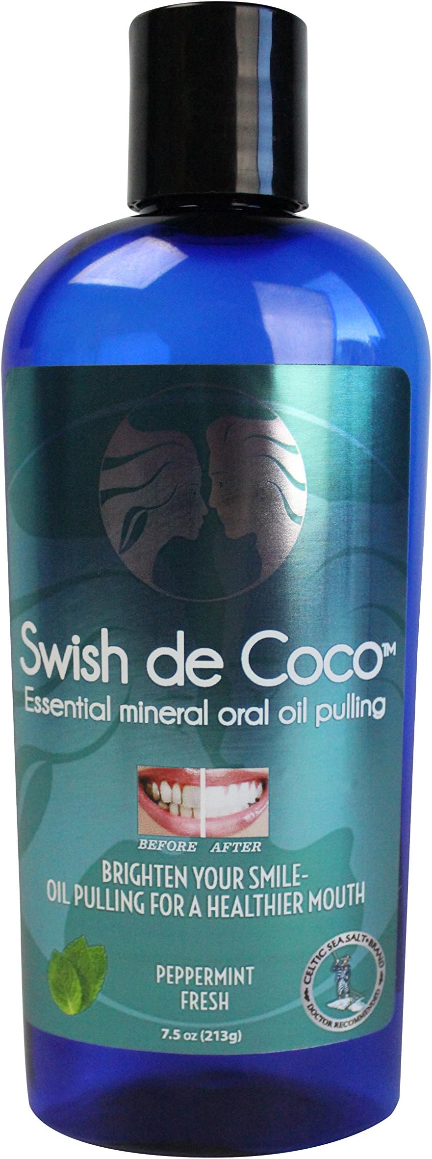 Swish De Coco Oil Pulling, Peppermint, 7.5 Ounce