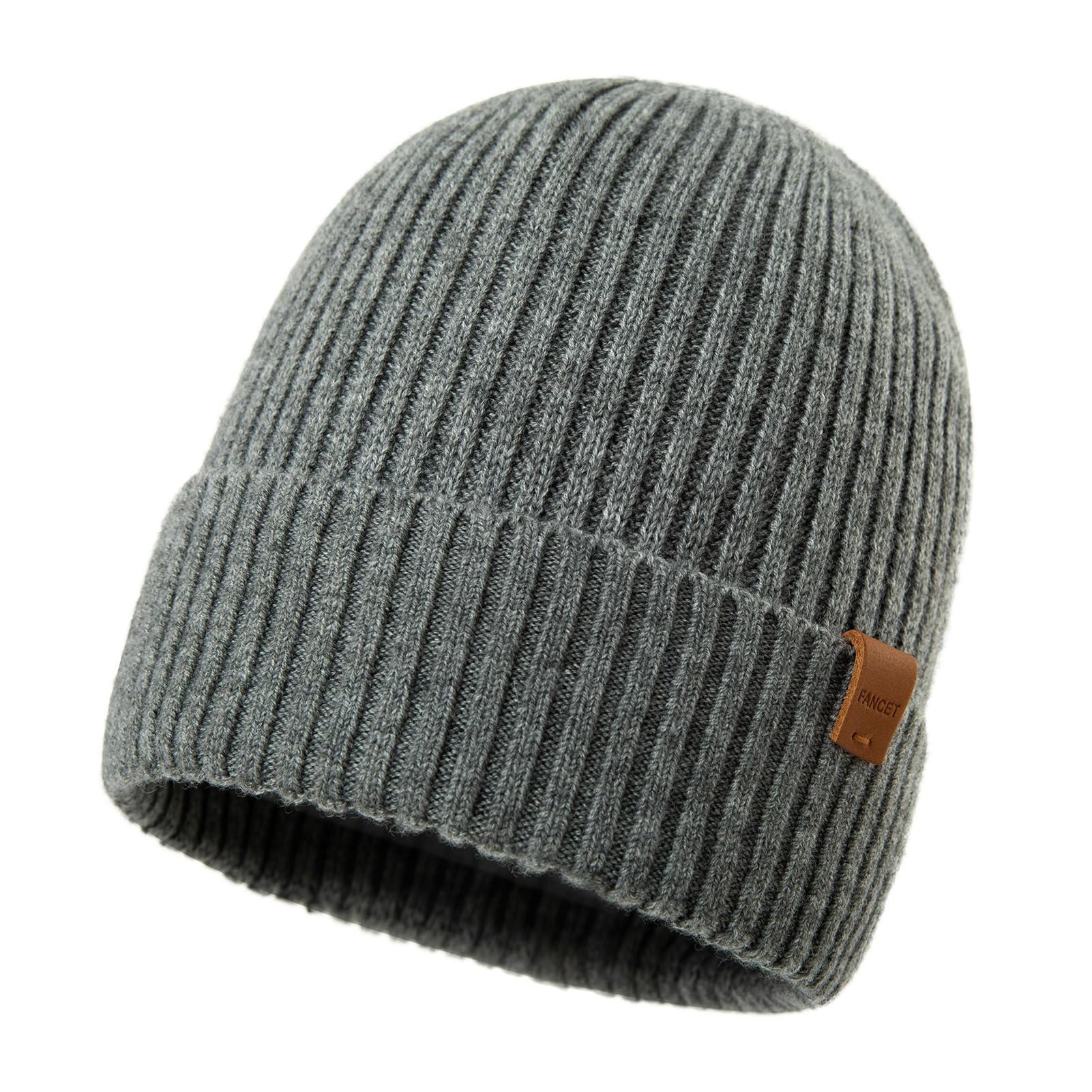 Fancet Top EX PolarWool XL/XXL 100% lana merino per uomo e donna, caldo berretto invernale foderato in pile, unisex ed elastico, perfetto per corsa e golf, morbido berretto lavorato a maglia