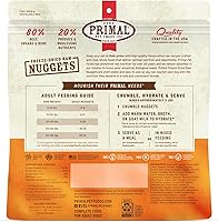 Vista 9 de Primal Freeze Dried Raw Dog Food Nuggets, Beef, Complete & Balanced Meal, Also Use as Topper or Treat, Premium, Healthy, Grain Free, High Protein