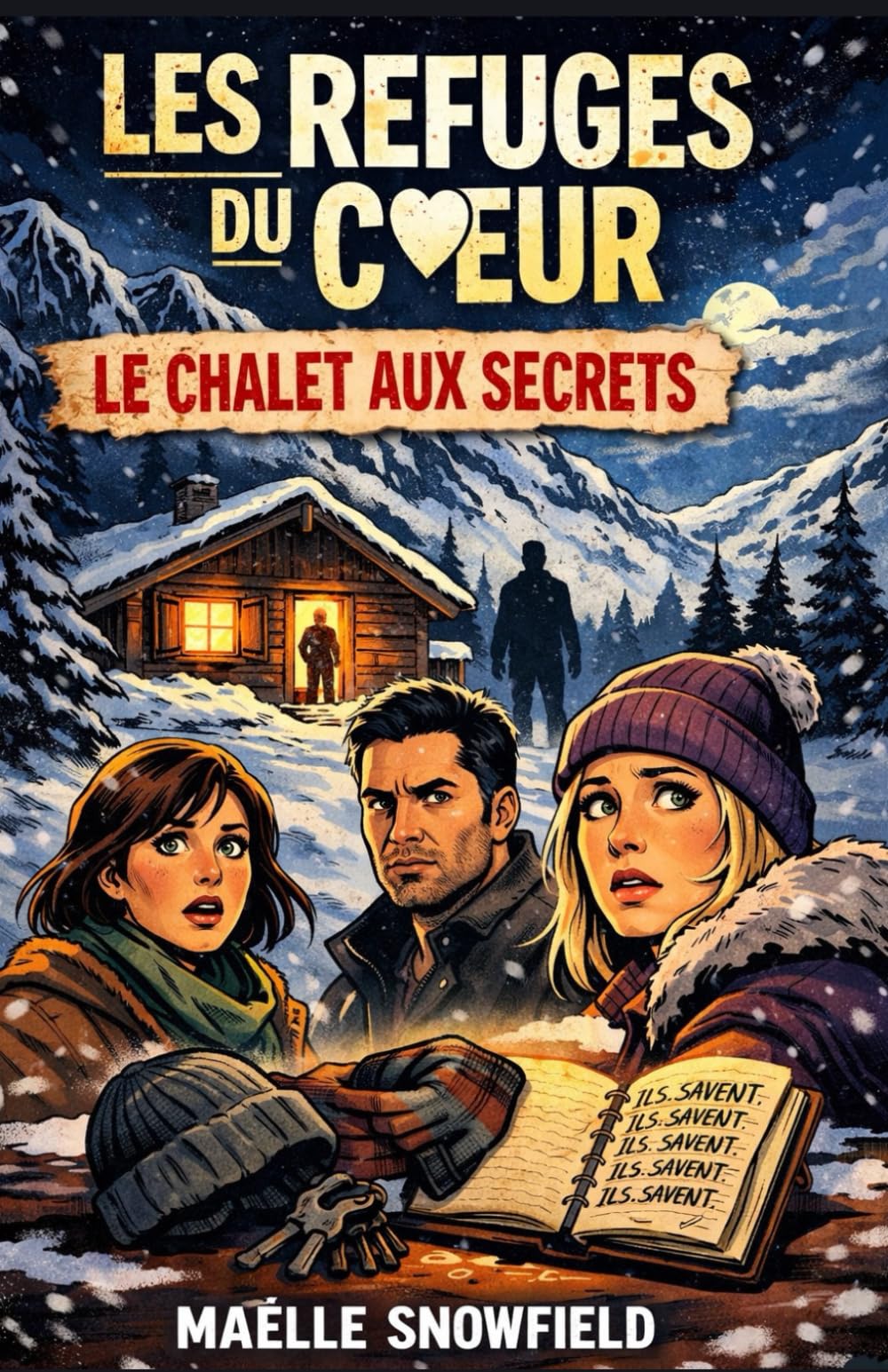 LES REFUGES DU CŒUR : Le chalet aux secrets: Un cosy crime feutré au cœur de la montagne