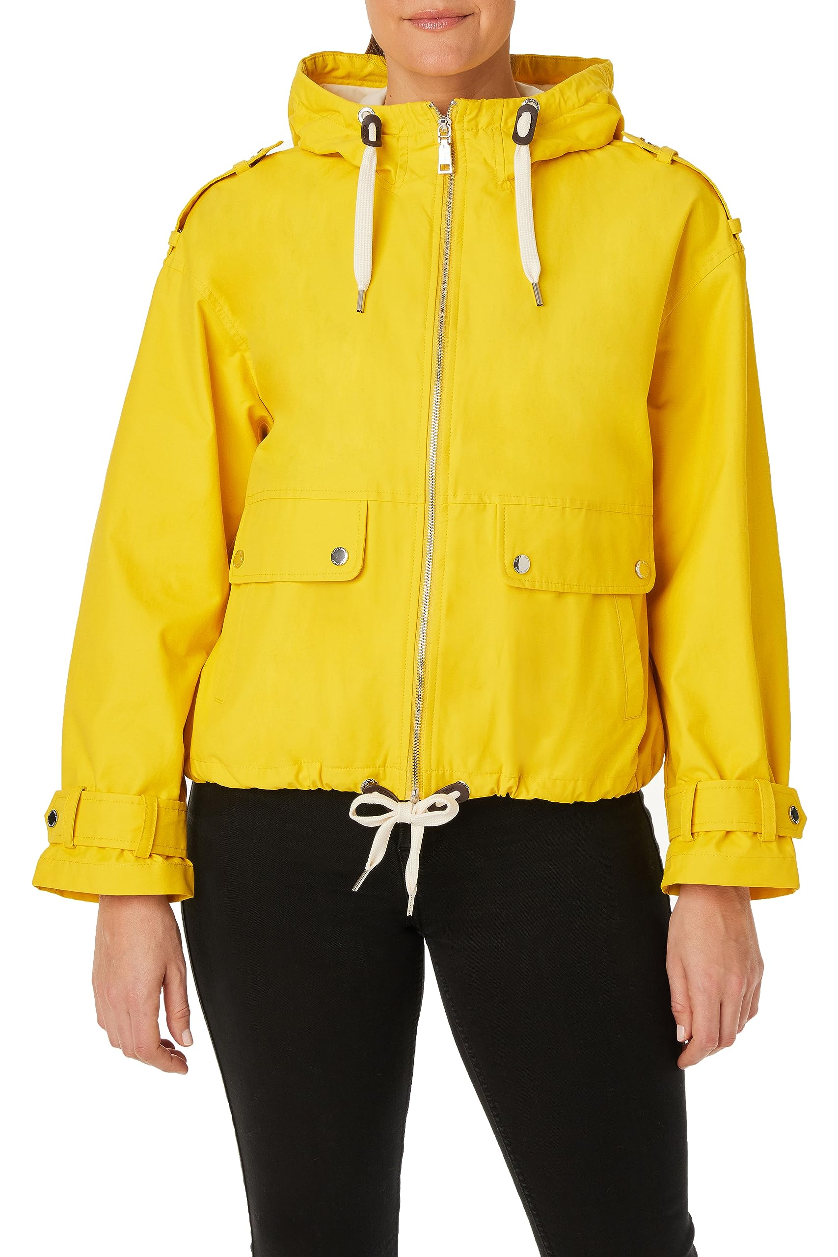 Vince Camuto Women's Blue Cotton Anorak