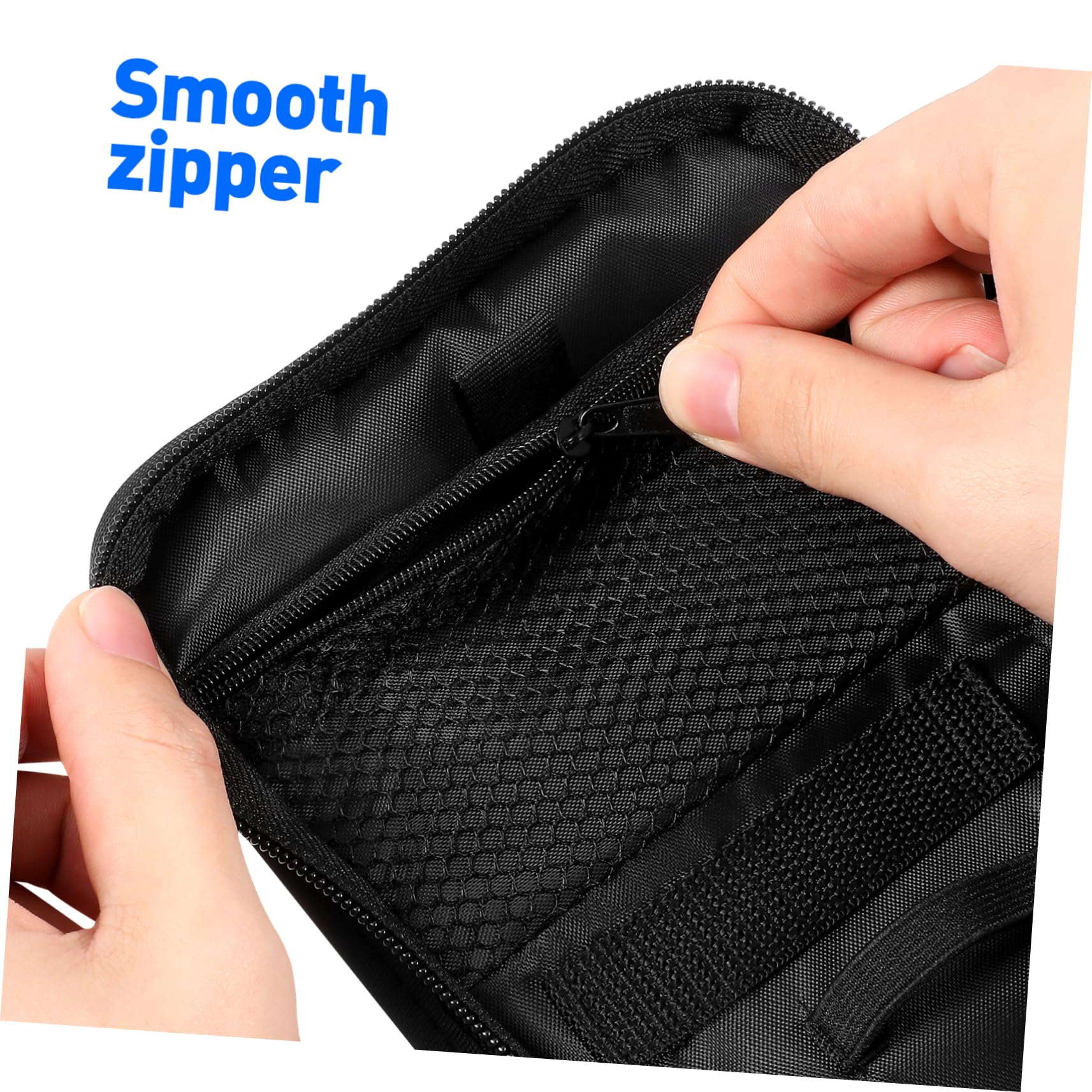 Healeved 20stücke Aufbewahrungstasche Für Blutzuckermessgeräte Tragbare Oxford-taschen Schwarz Mit Reißverschluss Für Reisen Und Täglichen Gebrauch Schützt Vor Stößen Und