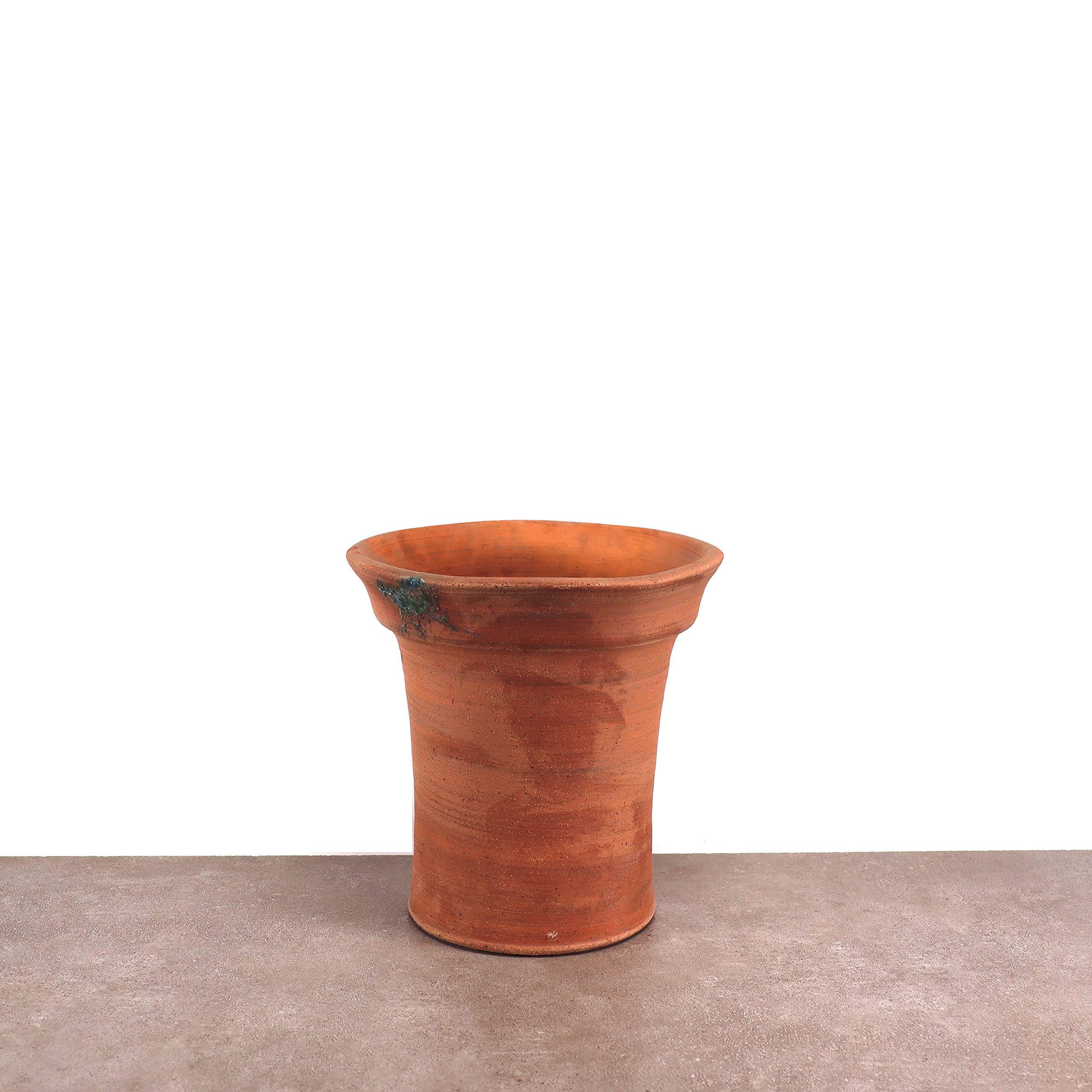 Palatina Werkstatt hoher Blumentopf Blumenkübel aus Terracotta | frostfester Pflanzgefäß Pflanztopf Deko für Innen Außen (M)