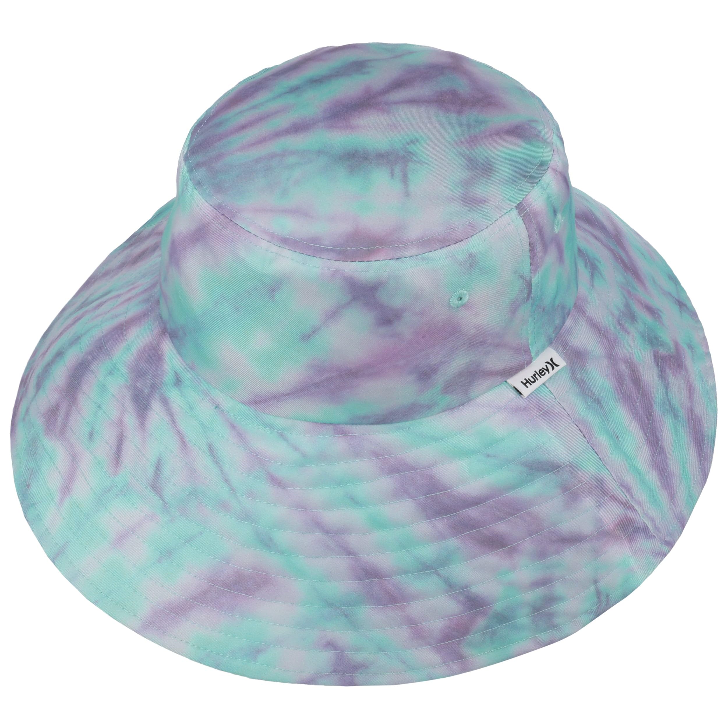 Hurley Cappello Patrona Wide Brim Bucket Donna - Cappelli da Spiaggia Estivo a Tesa Larga con sottogola Inverno Autunno Primavera Estate Estate/Inverno
