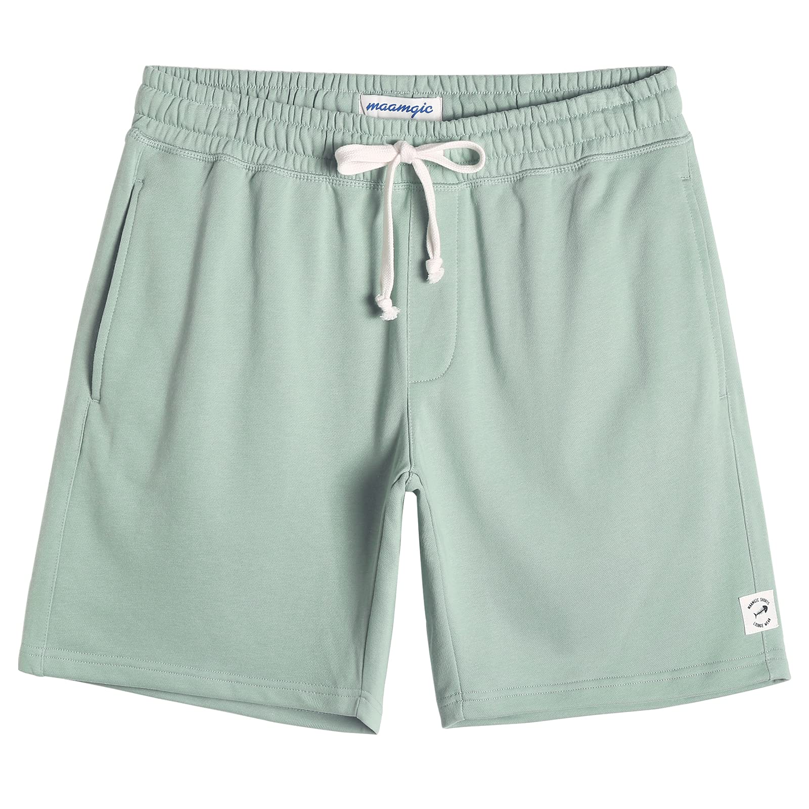 Mens Athletic Gym Shorts 5/7" Elastic Waist Casual Pajama Pocket Jogger Men Workout Short Pants