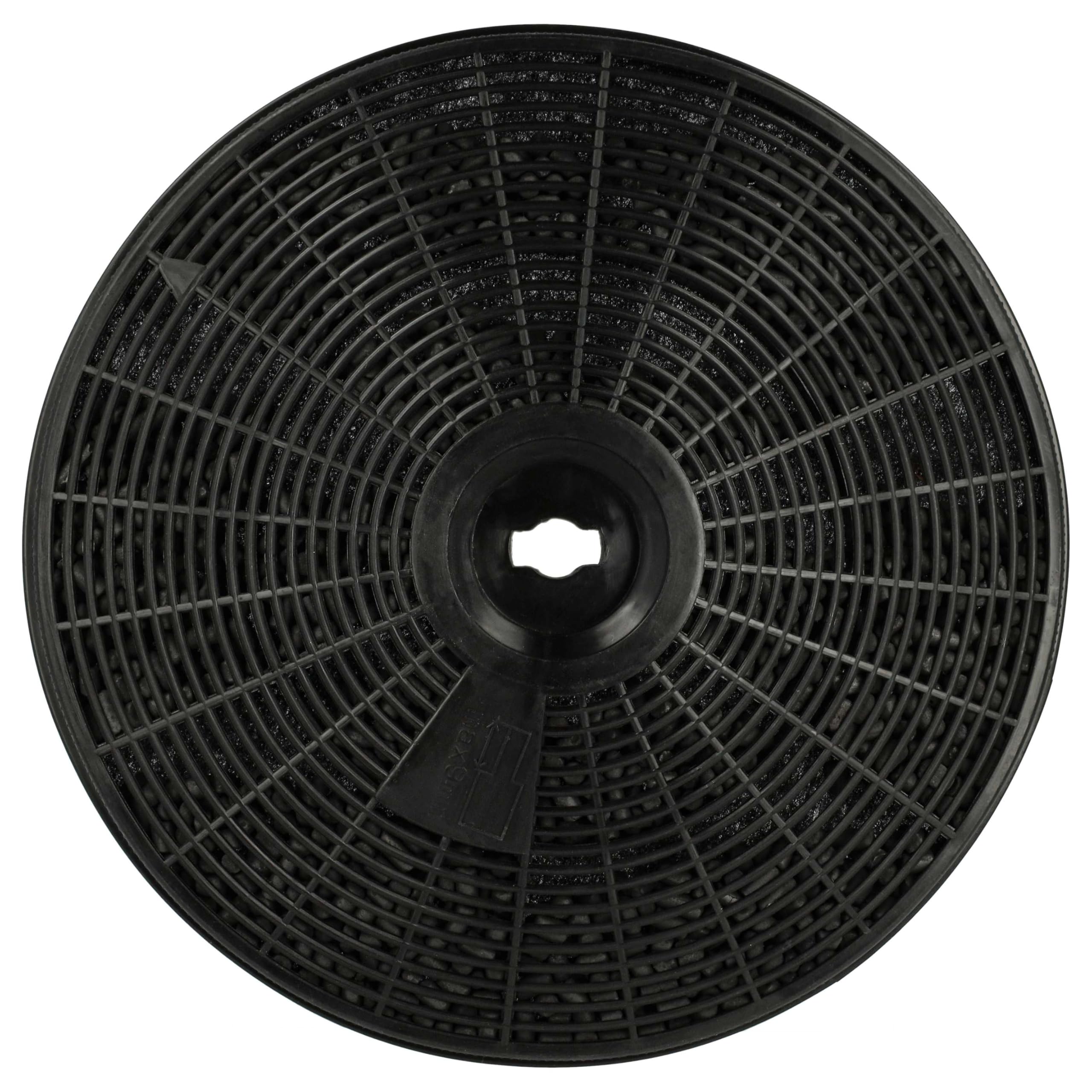 vhbw 4x Filtro a carboni attivi sostituisce Gorenje 127024 per cappe aspiranti - 20 cm