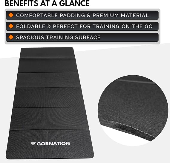 GORNATION Foldable Workout Mat
