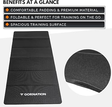 GORNATION Foldable Workout Mat