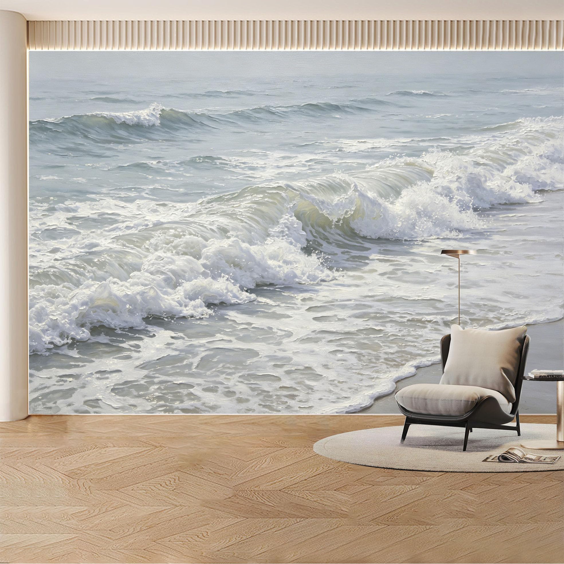 Custom Wall Mural Wallpaper Gold Wheat Field Landscape 3D Effect Wall Decor Large Wall Art Sunset Luxury for Living Room， Bedroom， Office