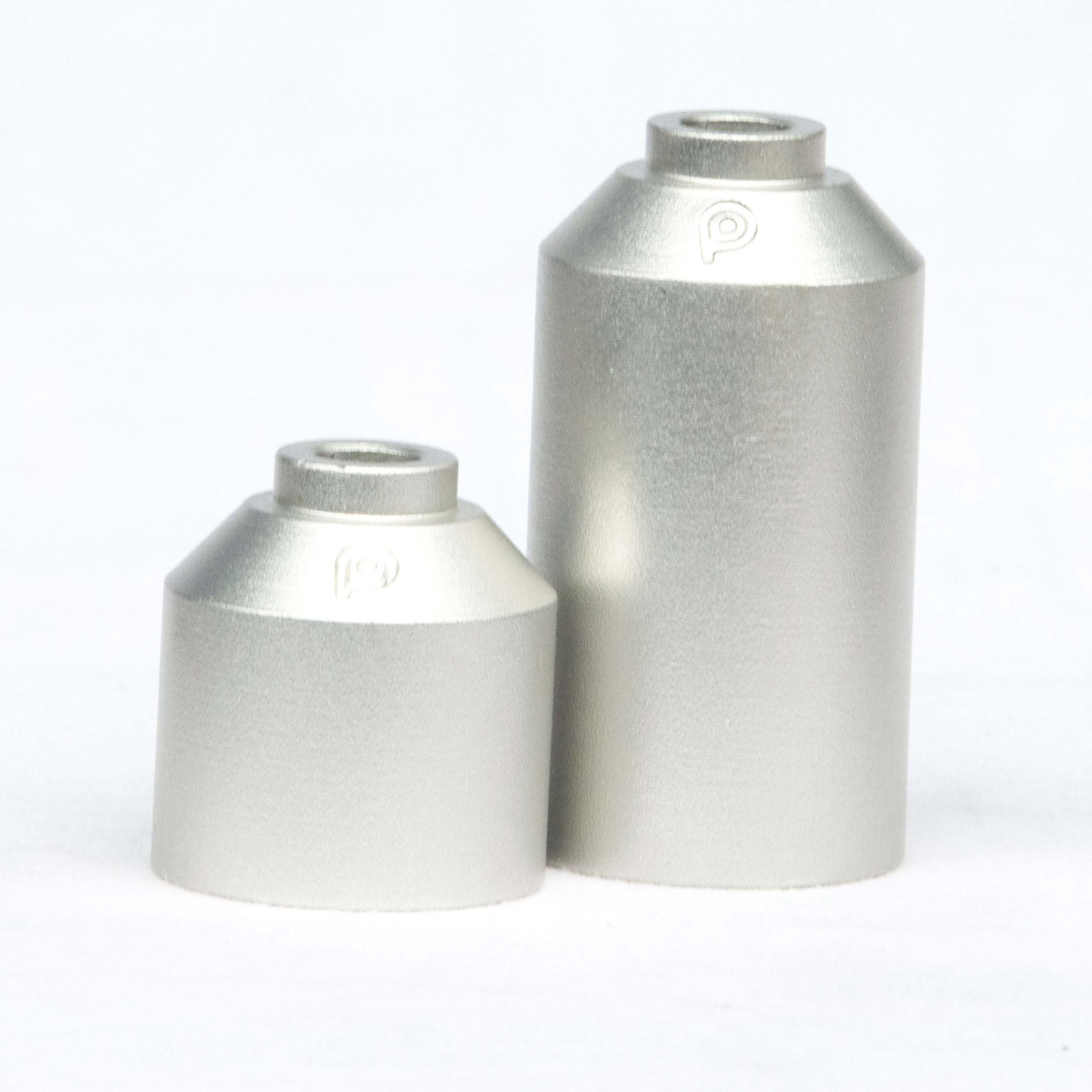 scooter District HT-Series Aluminum Pro Pegs Set (Silver)