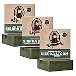 Dr. Squatch Natural Bar Soap for Men - Cold Process Soap with No Harsh Chemicals - Sierra Storm (5 oz, 3-Pack)
