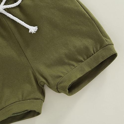 Miniatura 7 de Conjunto de ropa de verano para bebés y niños pequeños con estampado a rayas chaleco sin mangas pantalones cortos con cordón