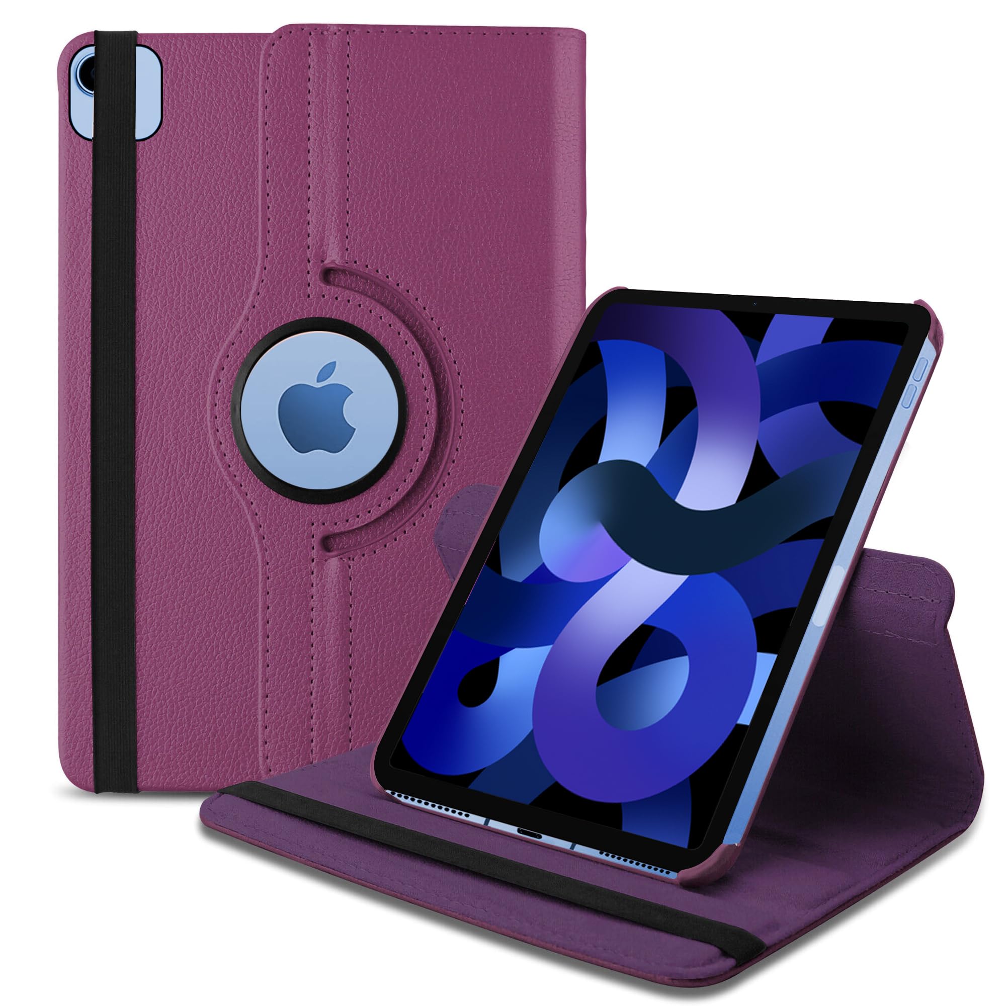 TGK Rotating Cover for iPad Air 5th Gen Cover 10.9 inch (2022), Purple 360 Degree Leather Stand Case (B09WHM6VH7) Amazon Price History, Amazon Price Tracker