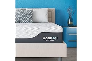 Classic Brands 14" Cool Gel Chill Memory Foam Mattress, CertiPUR-US Certified - Queen