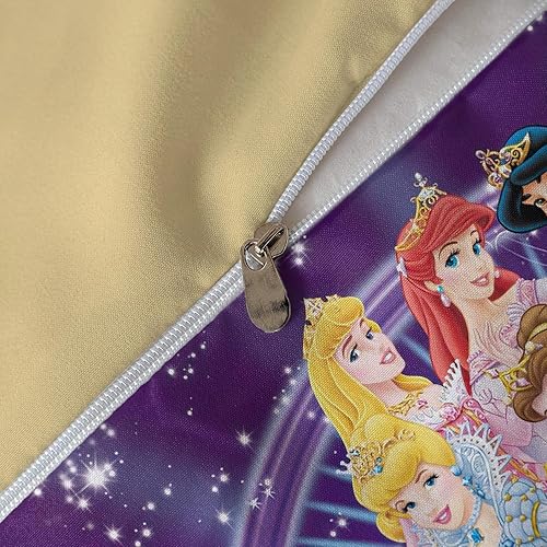 Miniatura 5 de Dreamy Princess - Juego de funda de edredón de 3 piezas con temática de princesa, perfecto para dormitorios de ensueño de niñas (estilo 4, tamaño