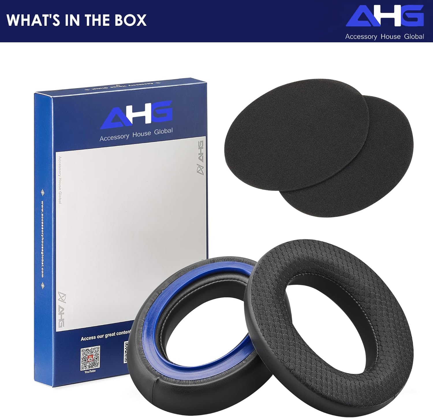 AHG Accessory House Global Cool Gel Replacement HD 650 / HD 600 Ear Pads Headphone Cushions Compatible with Sennheiser HD650 HD660S HD660S2 HD600 Massdrop X HD6XX HD58X Jubilee HD580 HD565 Jubilee