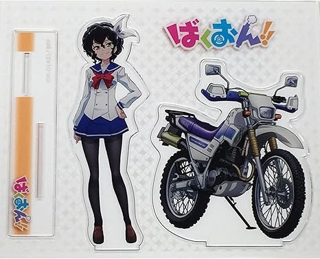 Amazon Co Jp ばくおん アクリルフィギュア 制服バイクver 天野恩紗 ホビー 通販