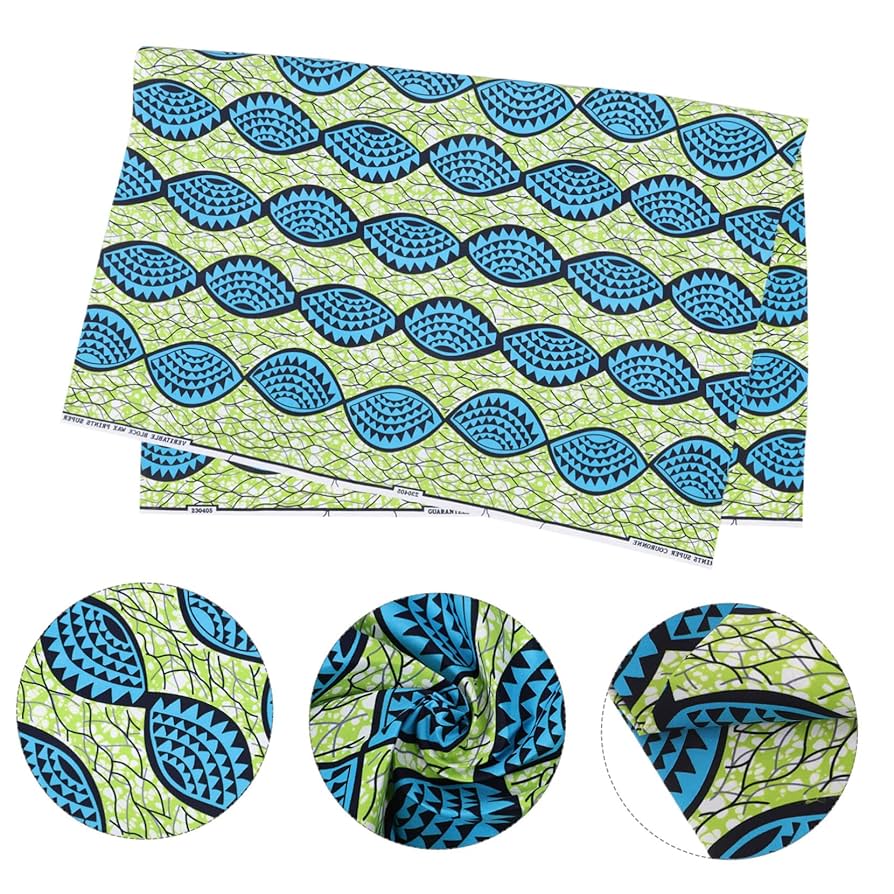 アフリカ　工芸品　布 送料無料：ギニア製 マリア柄フォーレーサクレー布 ・アフリカ布