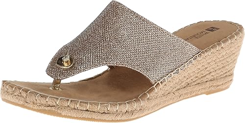 White Mountain Sandalia 'BEACHBALL' para mujer, Blanco