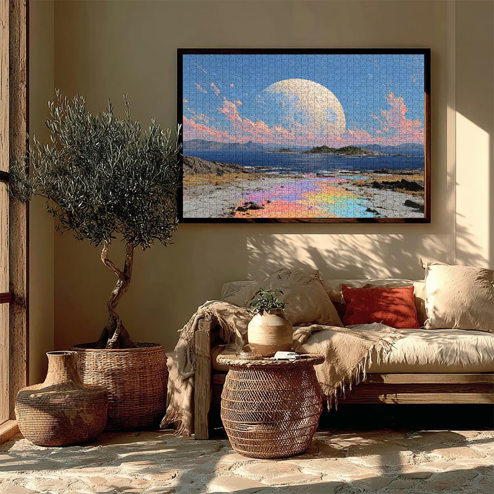 Planet Puzzle 6000 Teile für Erwachsene, DIY Holzpuzzle 179x105cm, Holzpuzzle Erwachsene für Die Ganze Familie, Groß Deko Puzzles und Geschenke, Clevere Rätsel, Geschenk für Mädchen, (Farbe) 6-5792