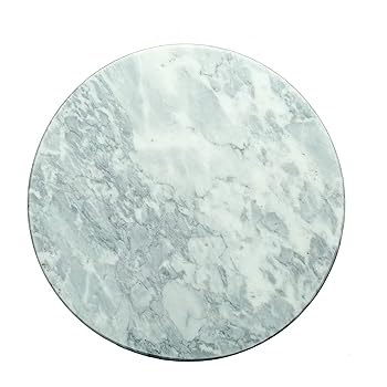 Amazon Com Kota Japan Premium Natural Stone Marble Round Cutting Serving And Cheese Tray Board 12 X 12 Stone Plate For Kitchen Parties Or Bathroom Vanity Kitchen Dining