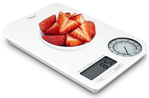 Miniatura 4 de Ozeri Rev - Báscula digital de cocina con esfera de peso electromecánica, esfera gris