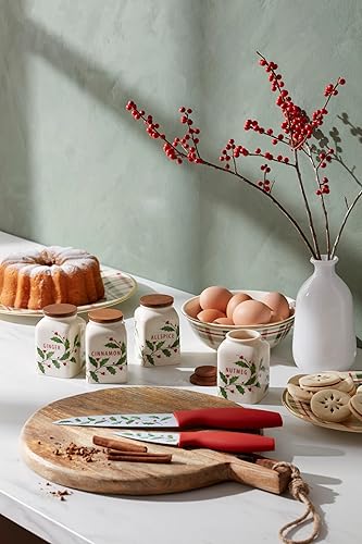 Miniatura 4 de LENOX Tarros de especias para hornear, juego de 4, 1.79, multicolor