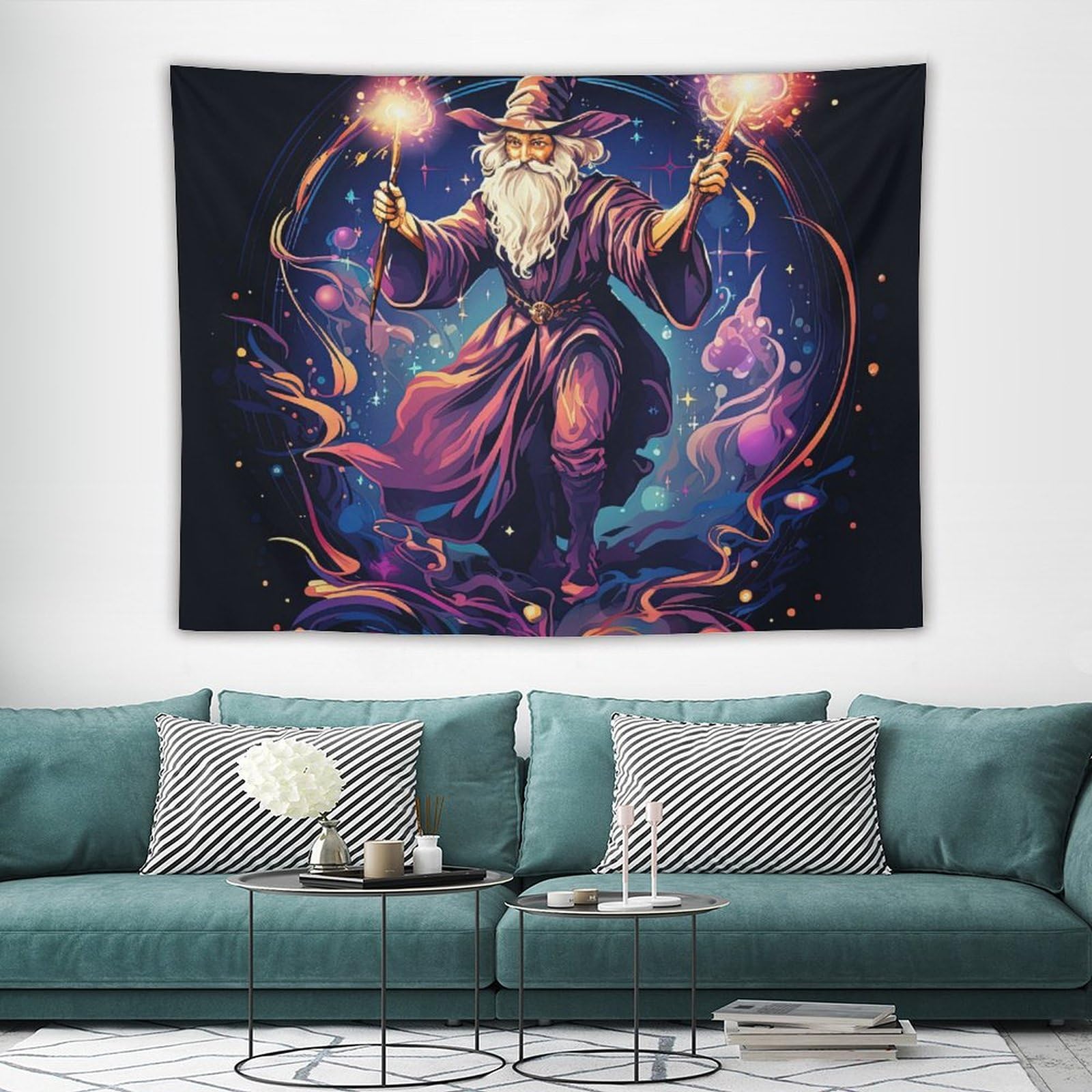 Amazon.com: VAGGUT Wizard Tapestry Darkness Bedroom Decoration