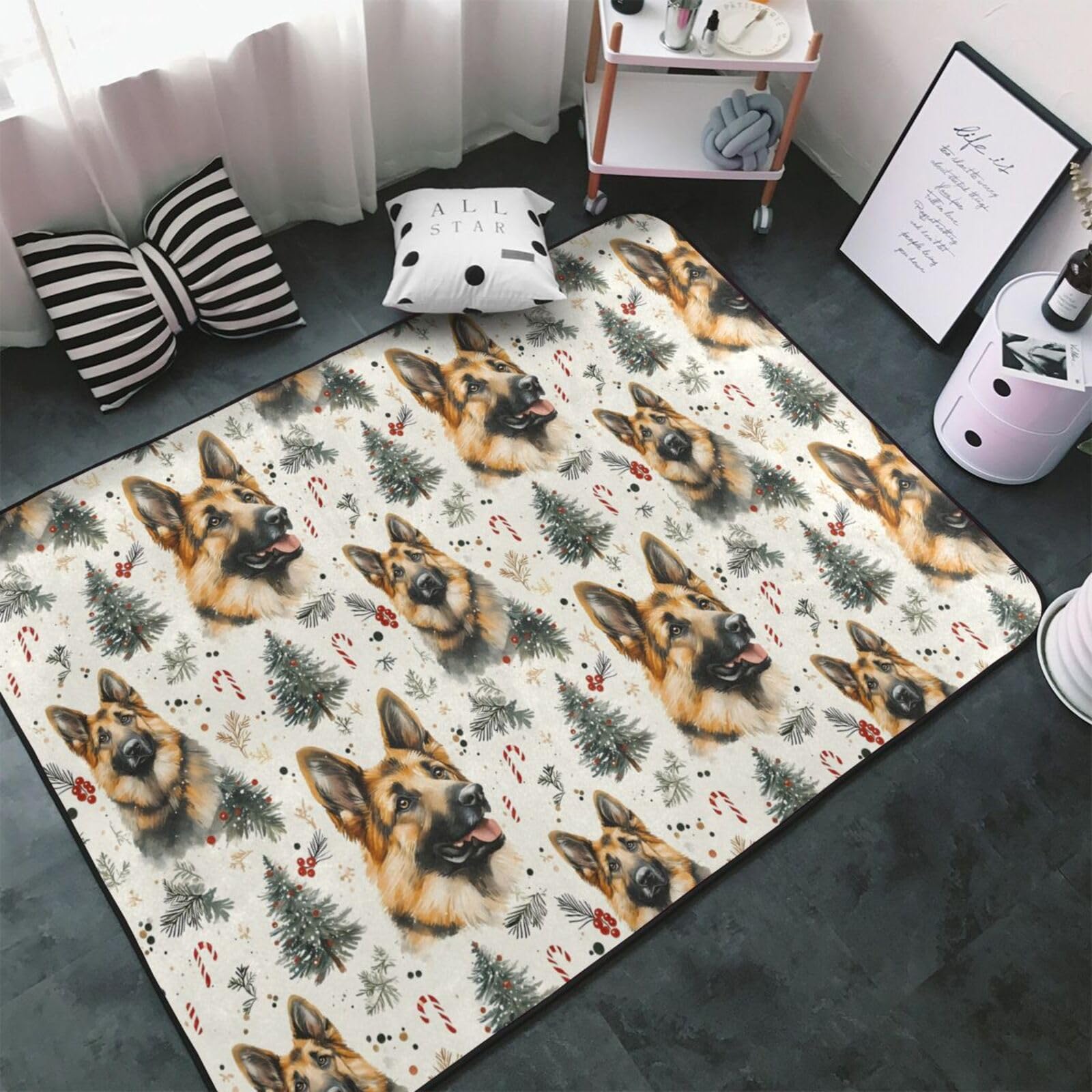 Tapis antidérapant lavable pour en finir avec les glissades au salon