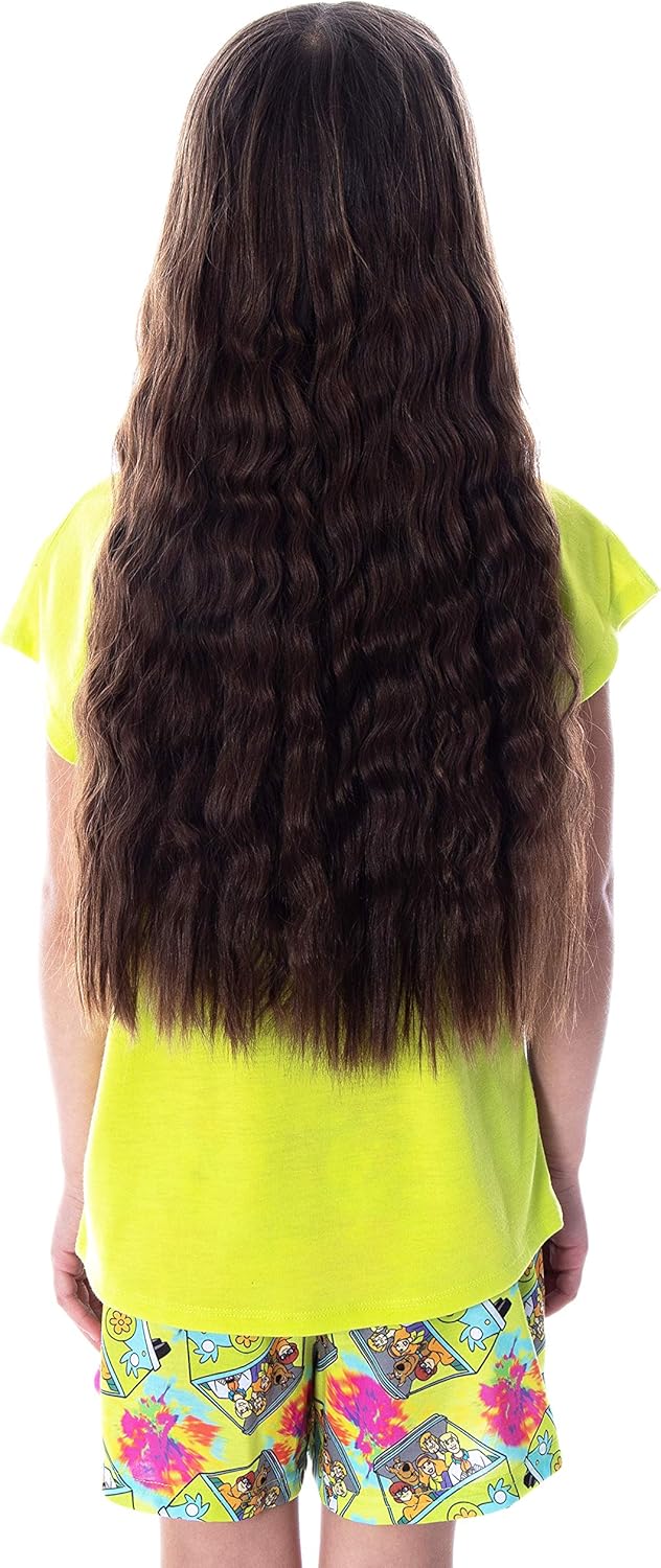 INTIMO Scooby Doo Girls' Pajamas Tie Dye Mystery Machine Shirt and Shorts 2 Piece Sleepwear Pajama Set - Image 2