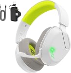 Wireless Gaming Headset for Xbox Series X|S, Xbox One, PS5, PS4, Mac,Switch, PC Host,Xbox Wireless Headset with Mic,50mm Driver,20ms Low-Latency, Bluetooth 5.3 with Noise Cancelling-Pink&White