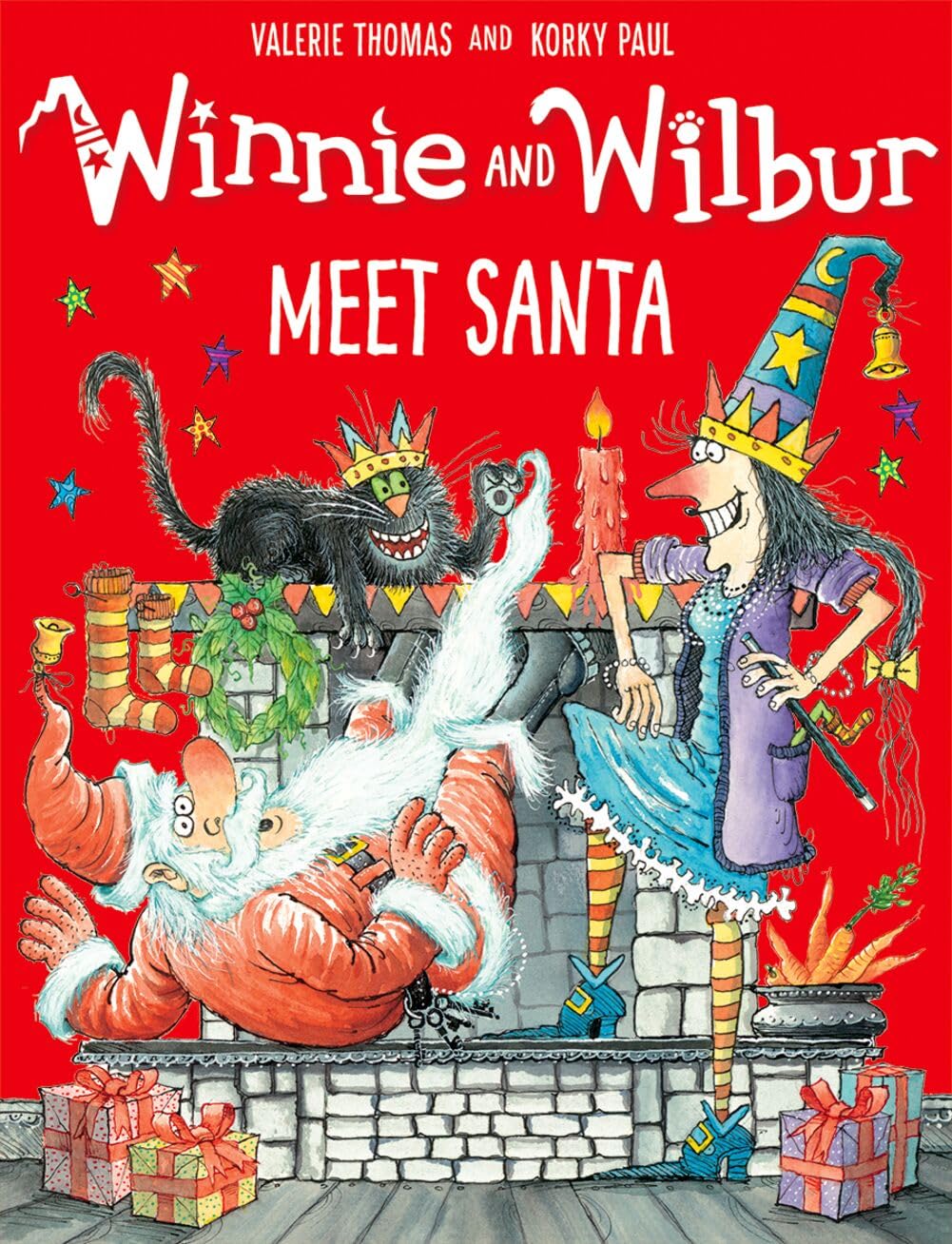 Winnie and Wilbur Meet Santa Paperback Valerie Thomas