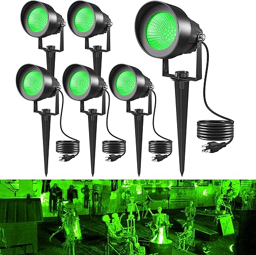 Miniatura 14 de T-SUN Iluminación exterior del atardecer al amanecer, luces de poste de bandera con fotocélula de encendido y apagado automático, impermeables, LED