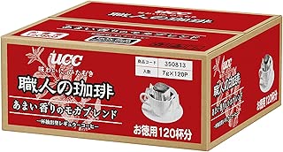 【Amazon.co.jp限定】UCC 職人の珈琲 ドリップコーヒー あまい香りのモカブレンド 120杯