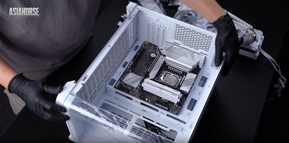 Amazon.com: AsiaHorse Pegasus Micro ATX PC Case Dual Chamber