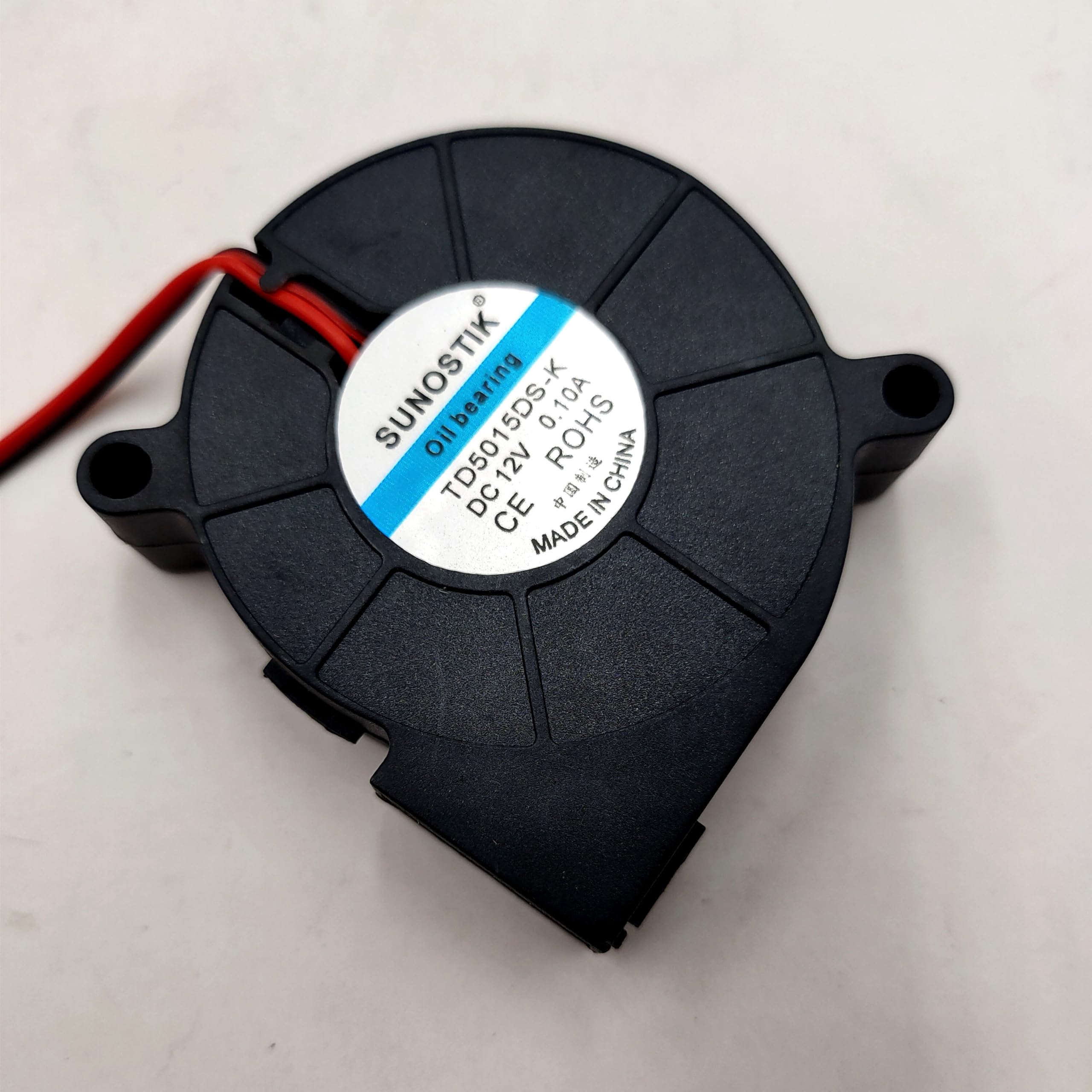 TD5015DS-K 12V 0.10A 5015 2-Wire Turbo Blower Silent Cooling Fan