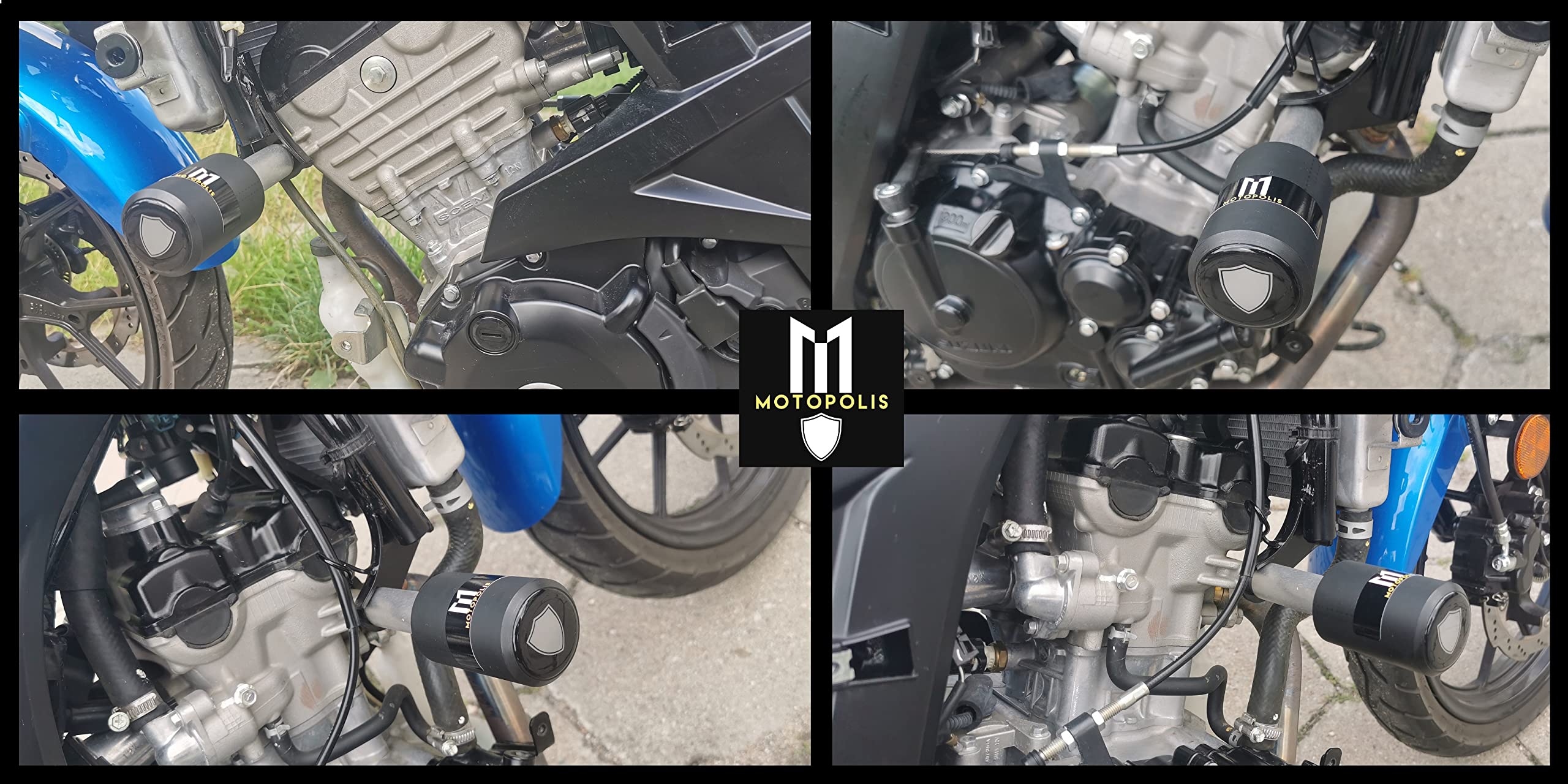 SUZUKI GSX-S 125 GSXS 2020-... - TOPES ANTICAIDA CRASH PADS PROTECTORS BOBBINS