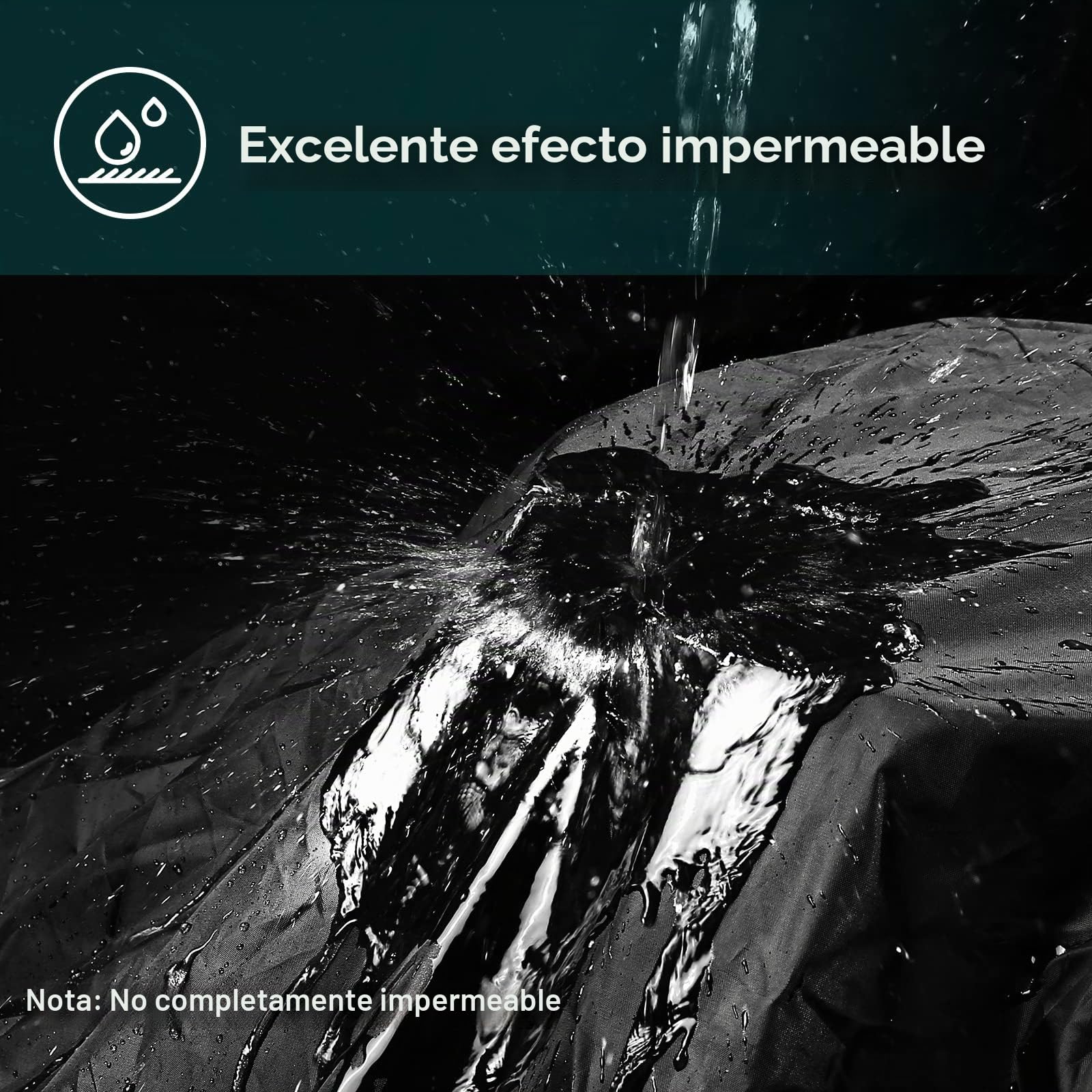 LIHAO Funda Moto 190T Cubierta Impermeable de Motocicleta
