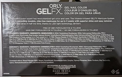 NUEVO Juego de esmaltes de uñas de gel Orly Holiday 2022 FX Futurism 6PIX de gel de colores de uñas de acero brillante 6 x 06fl oz