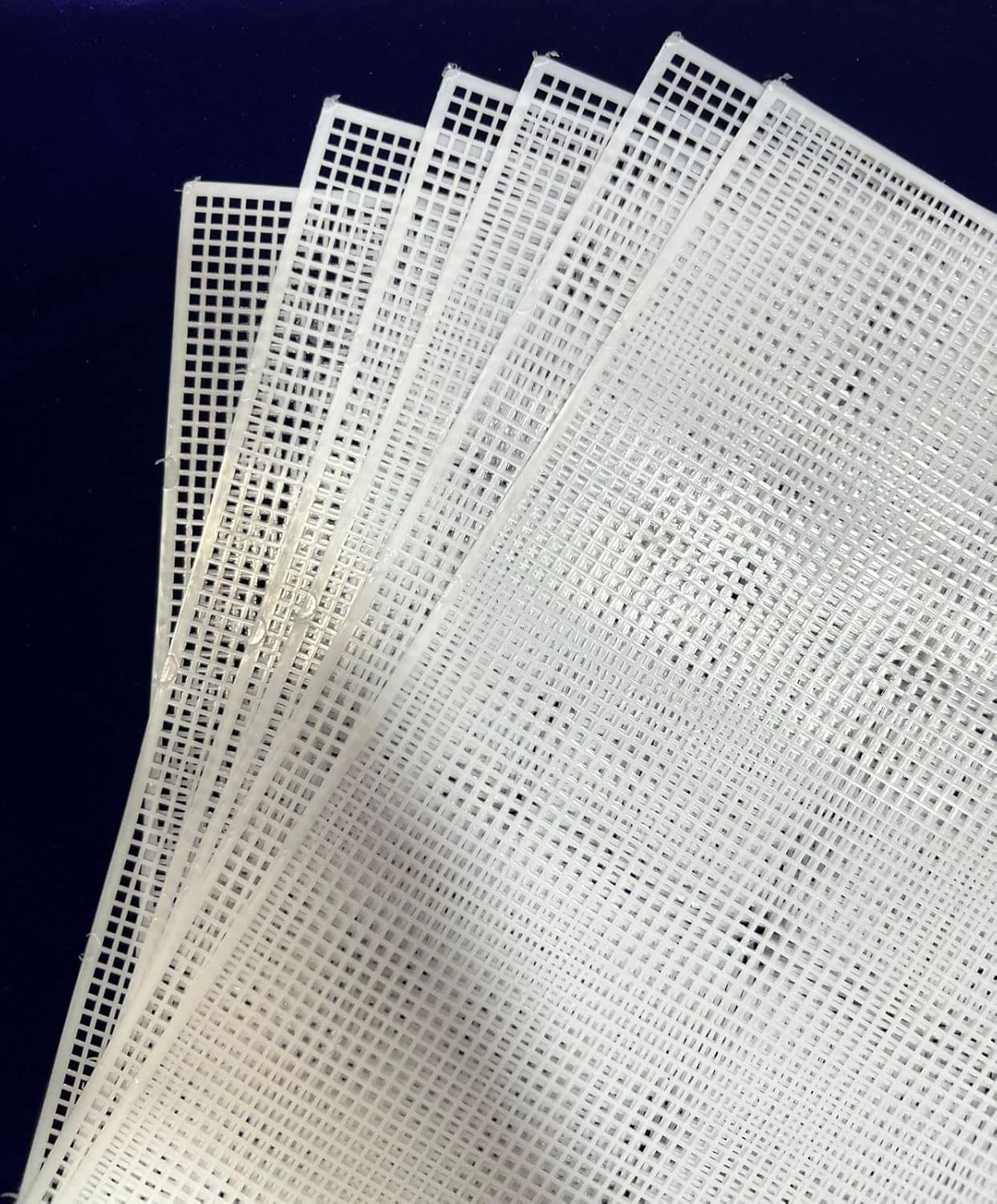 ProKart Plastic White Cross Stitch Canvas Sheet for Sewing / Embroidery