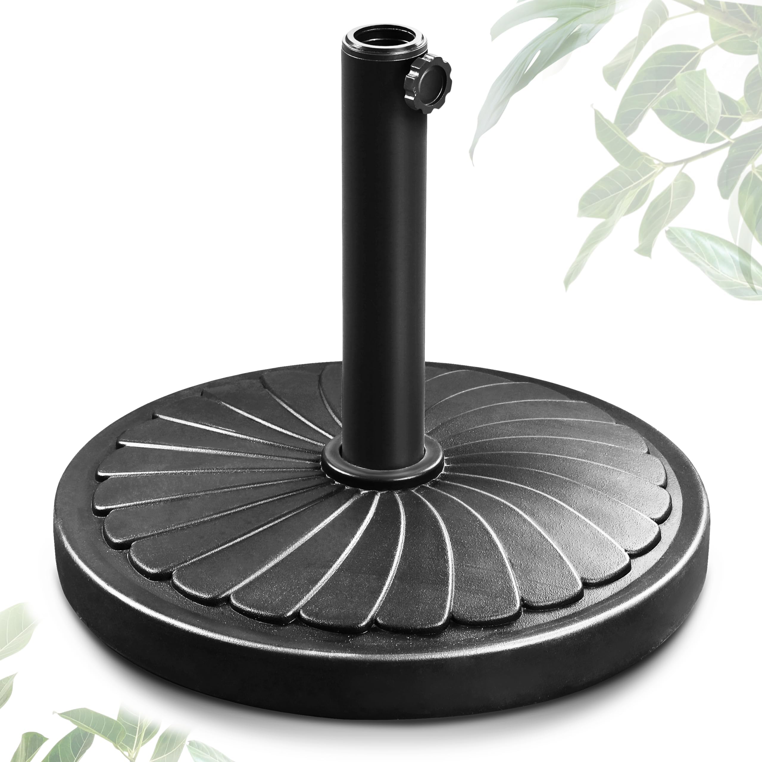 COBANA 27lb Patio Umbrella Base, Heavy Duty Round Outdoor