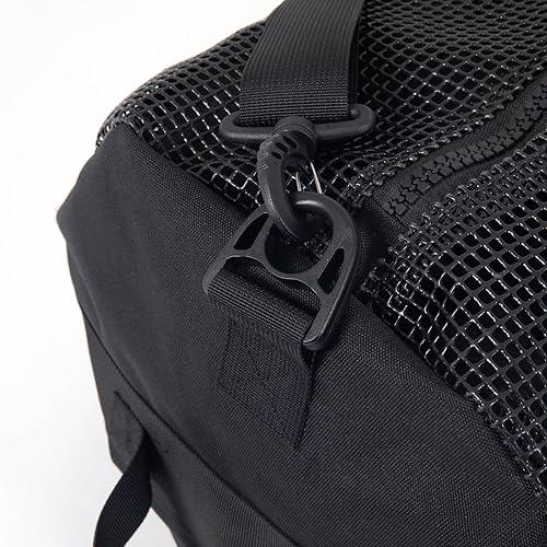 Miniatura 5 de Bolsa de malla grande de alta resistencia con cremallera, bolsa de lona de malla para equipo de buceo y esnórquel, bolsa de viaje de malla, bolsa de